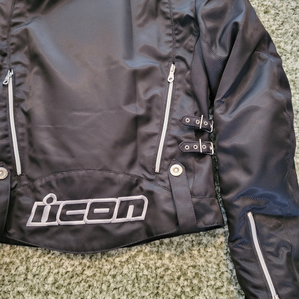 ICON Women's Hella Textile Motorcycle Jacket - Picture 10 of 13